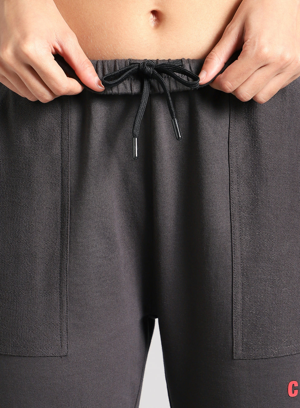 Women's Dark Grey Play On Reverse Pocket Joggers - Image 10