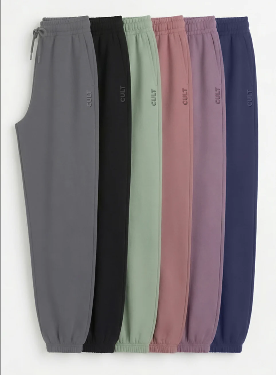 Women's Dark Grey Soft Form Classic Joggers - Image 9
