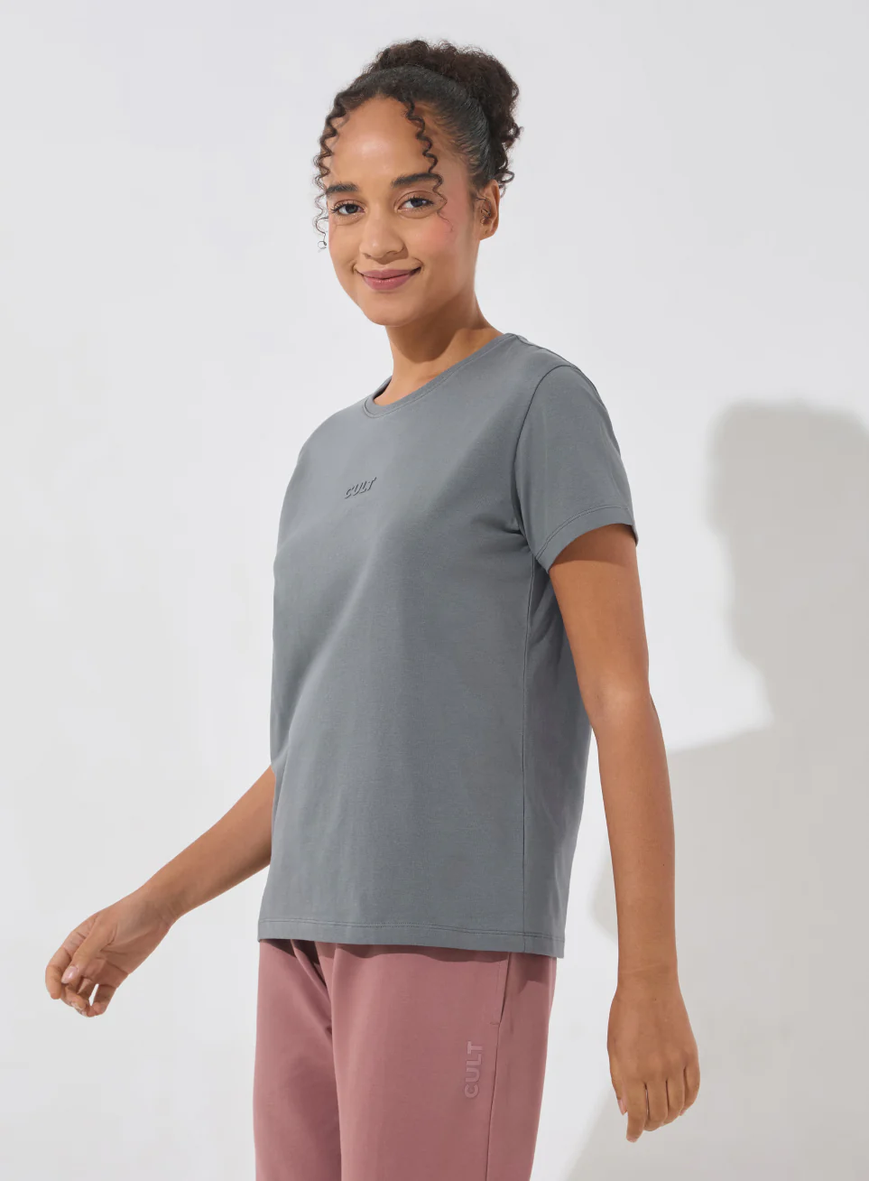 Women's Dark Grey Soft Form Classic T-shirt - Image 5