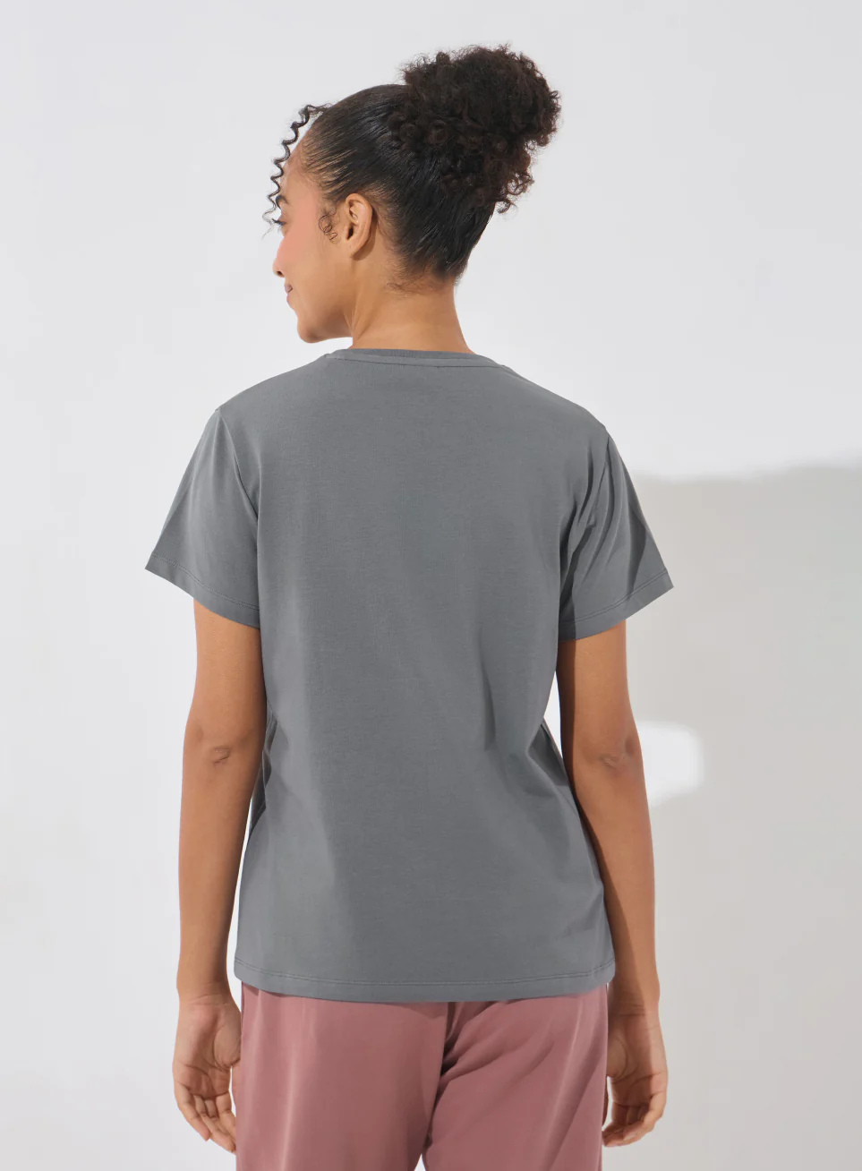 Women's Dark Grey Soft Form Classic T-shirt - Image 6