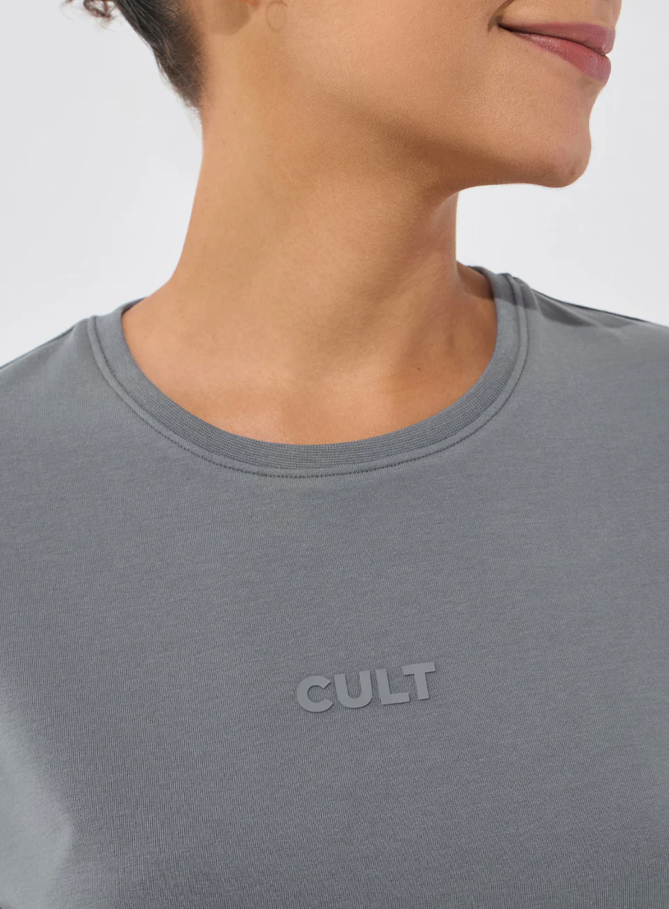 Women's Dark Grey Soft Form Classic T-shirt - Image 7