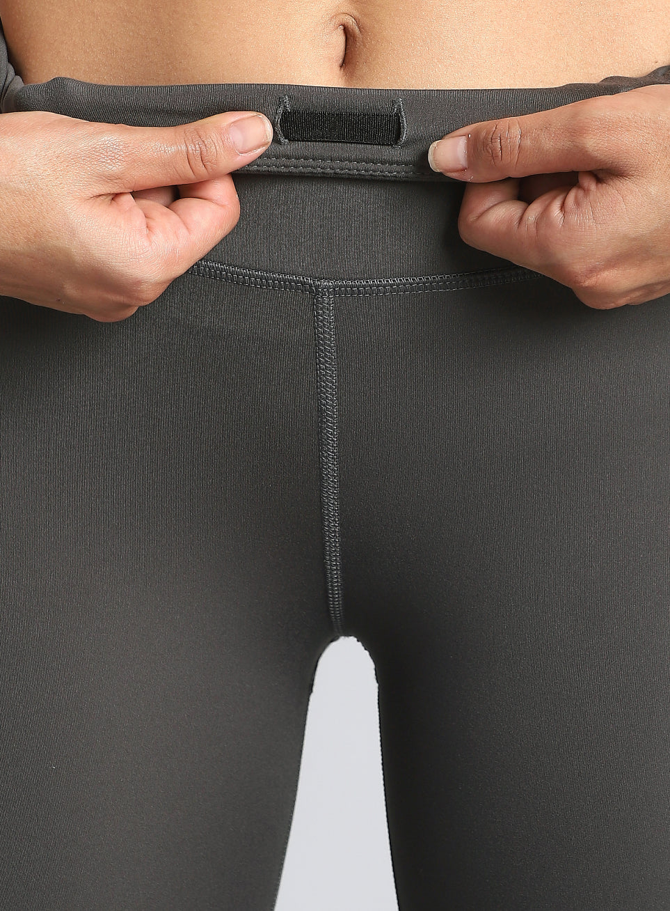 Women's Dark Grey Train All Day COMFlex Tights - Image 10