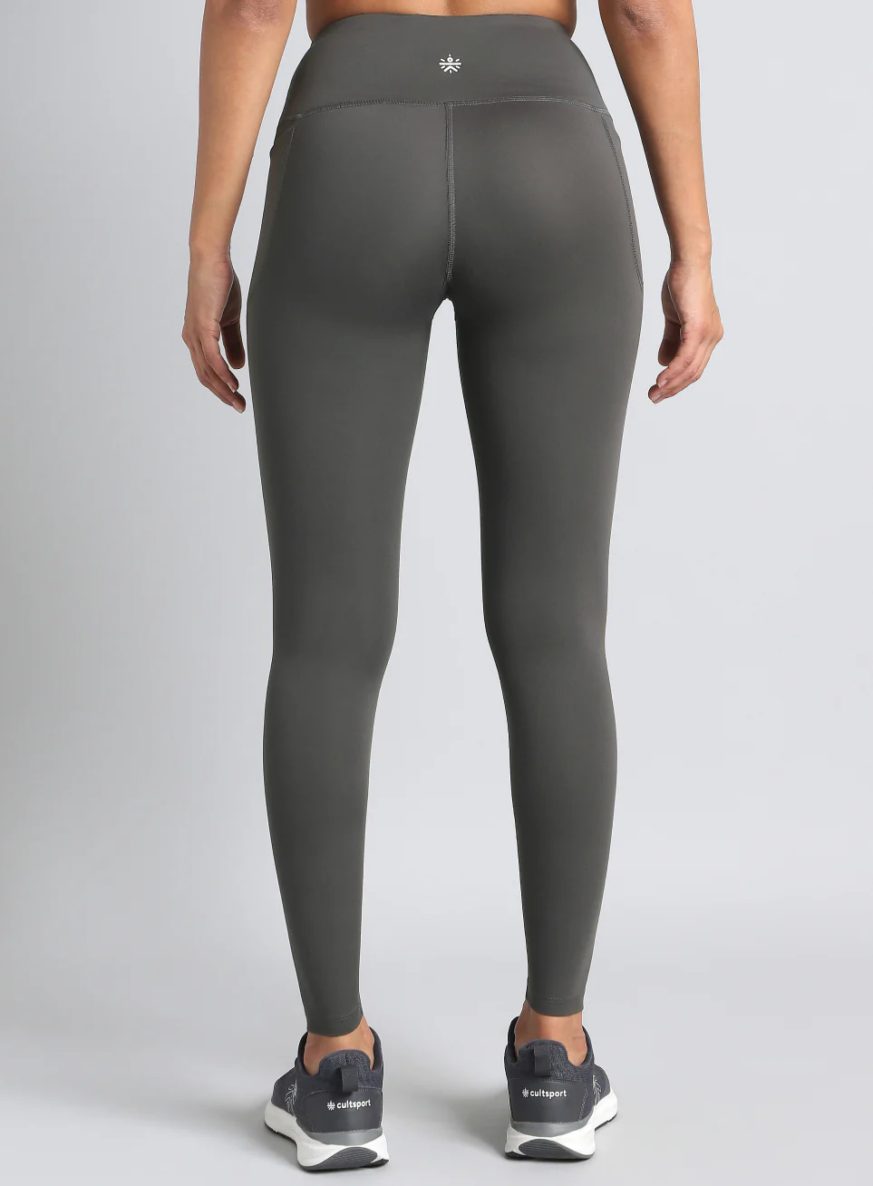 Women's Dark Grey Train All Day COMFlex Tights - Image 6