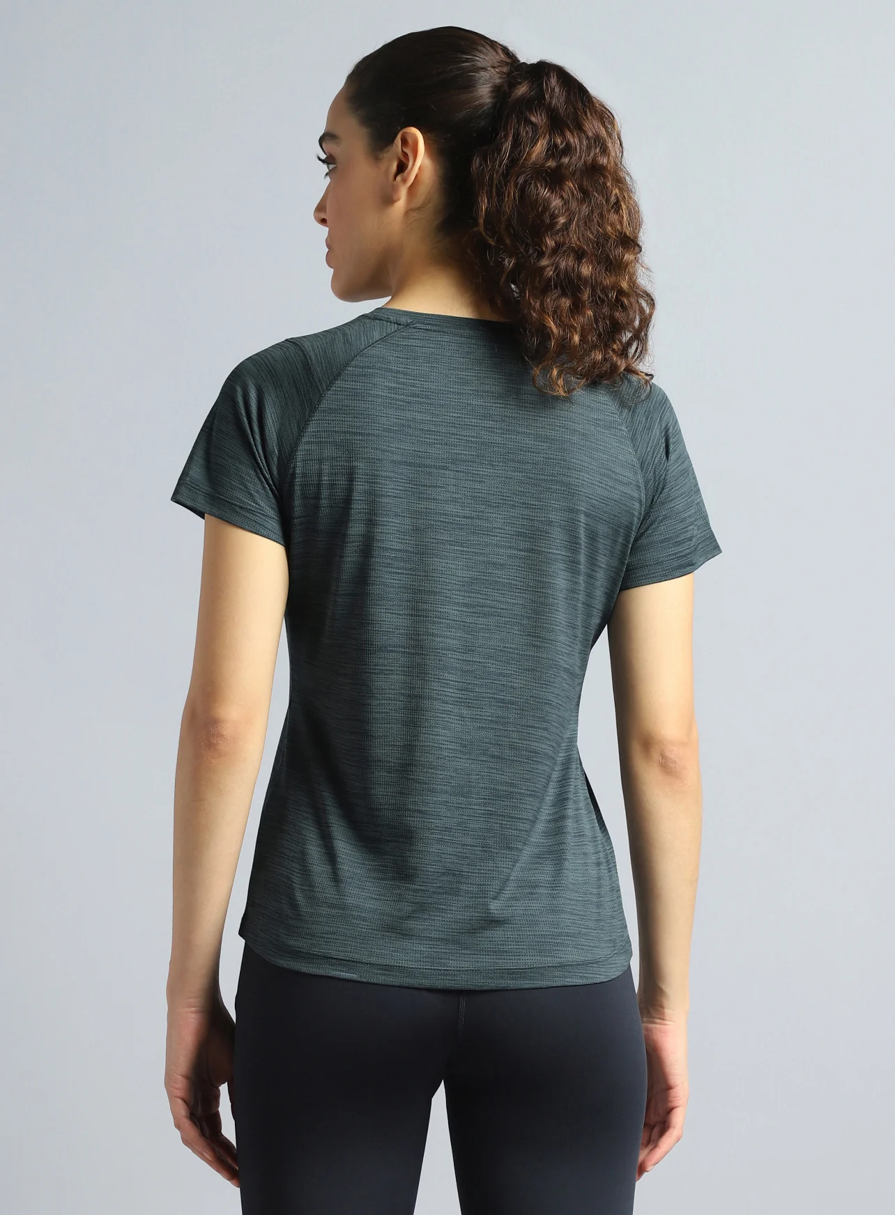 Women's Dark Grey Training Elevate Sculpt T-shirt - Image 6