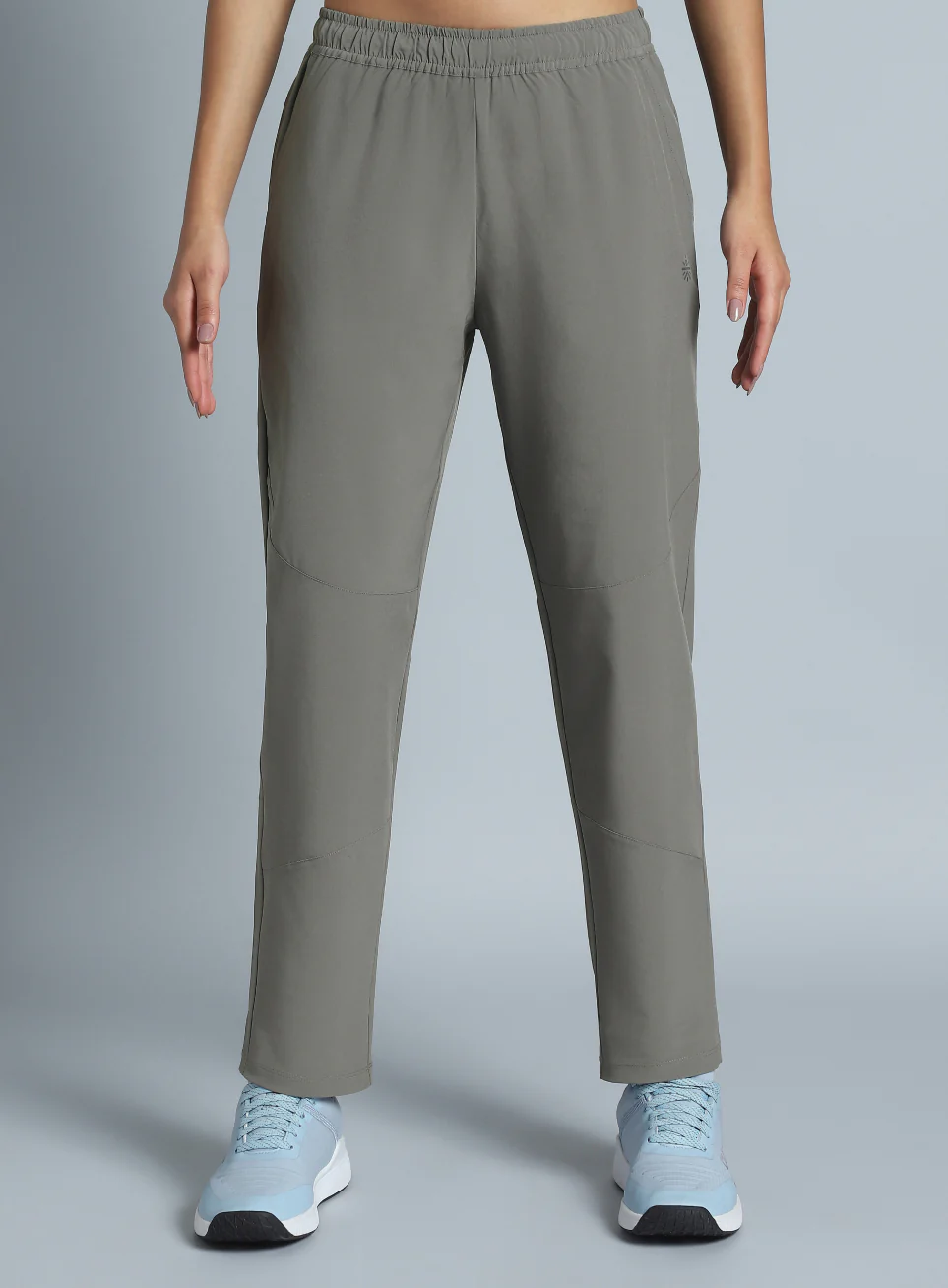 Women's Dark Grey Training Sculpted Trackpants - Image 4
