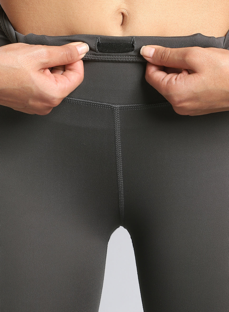 Women's Dark Grey Ultimate Run COMFlex Tights - Image 10