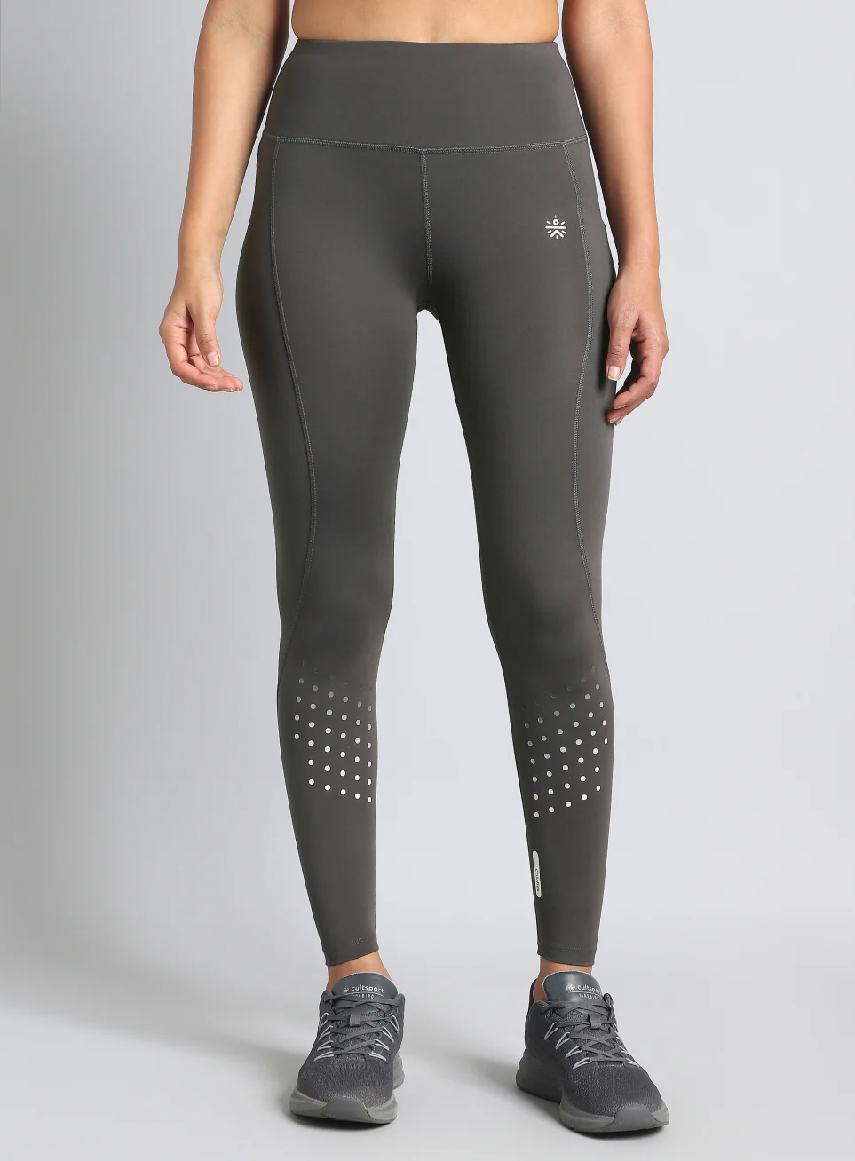 Women's Dark Grey Ultimate Run COMFlex Tights - Image 4