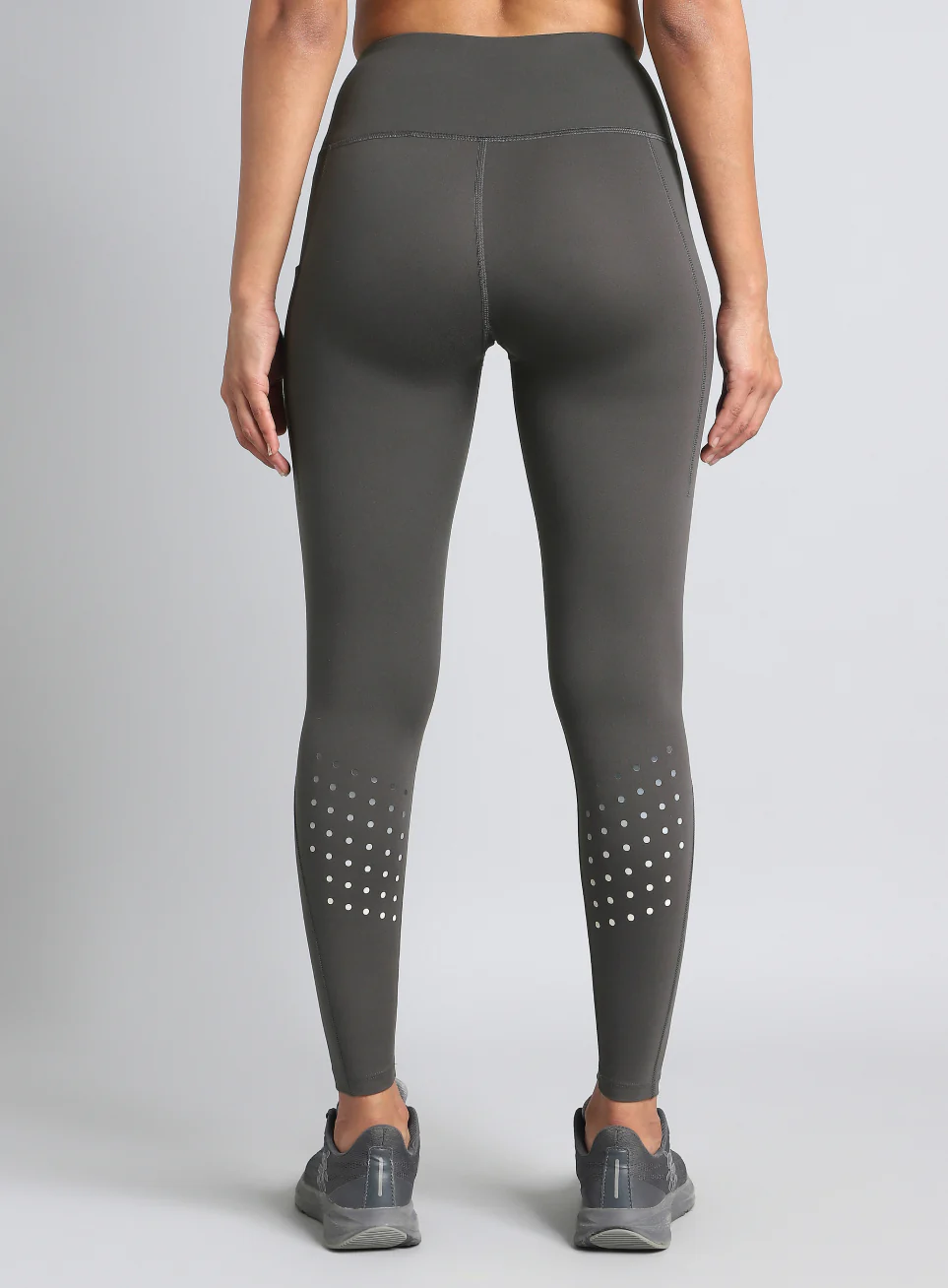 Women's Dark Grey Ultimate Run COMFlex Tights - Image 6