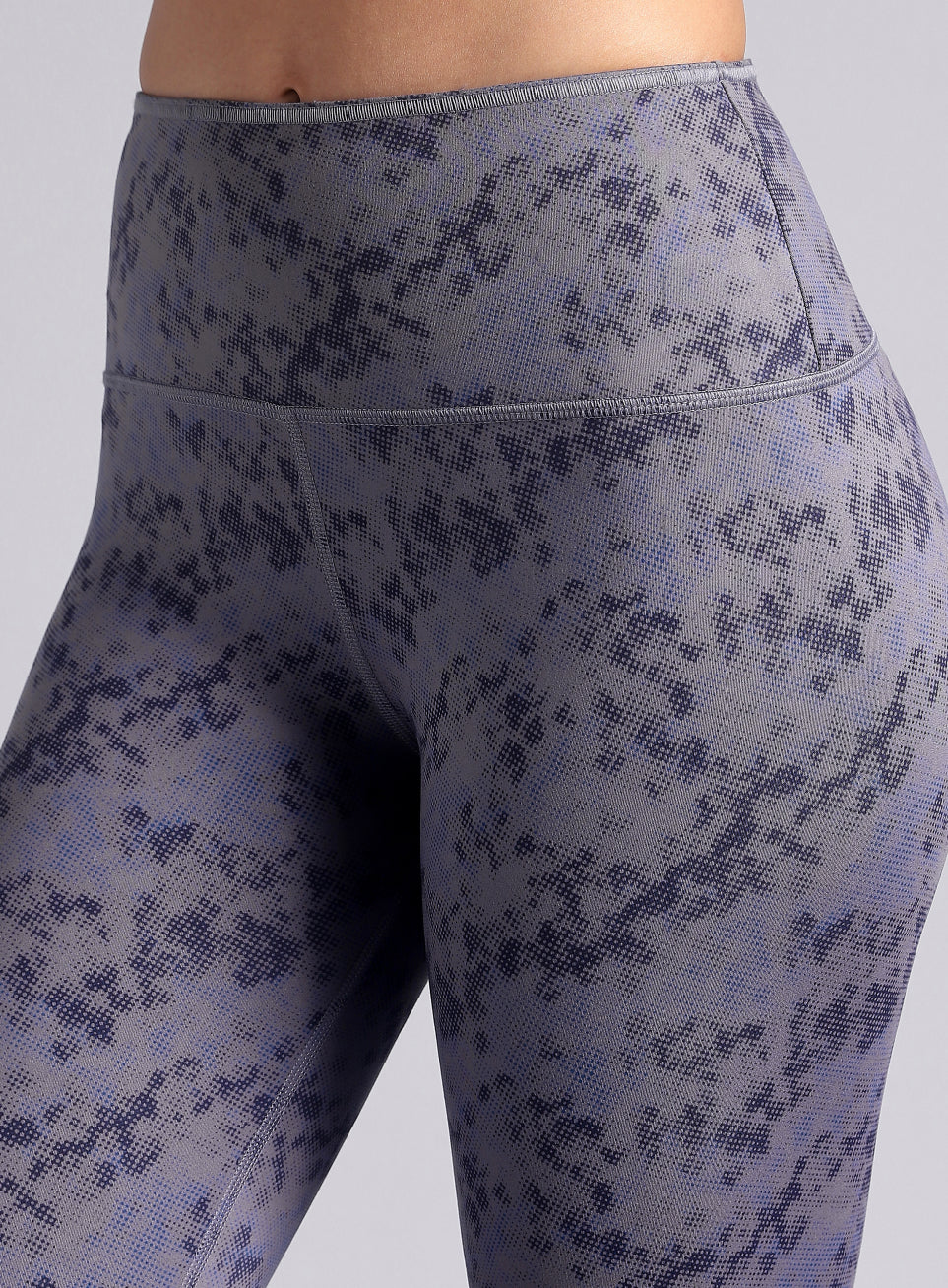 Women's Dark Grey Yoga Reversible COMFlex Tights - Image 11