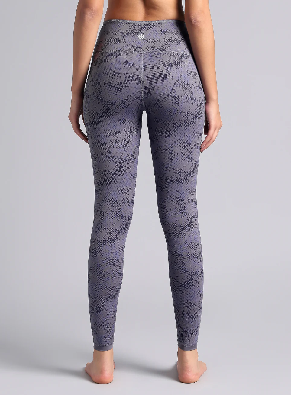 Women's Dark Grey Yoga Reversible COMFlex Tights - Image 9
