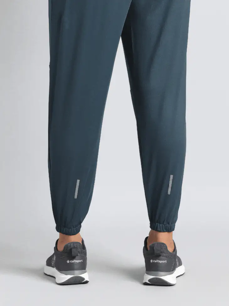 Women's Deep Teal Running Essential Joggers - Image 10