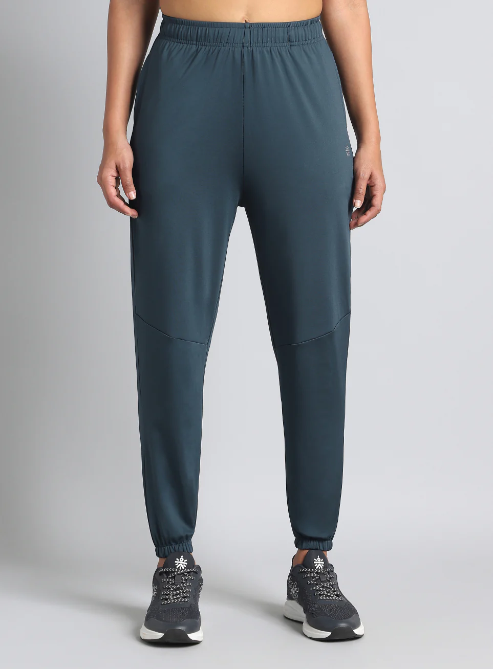 Women's Deep Teal Running Essential Joggers - Image 4
