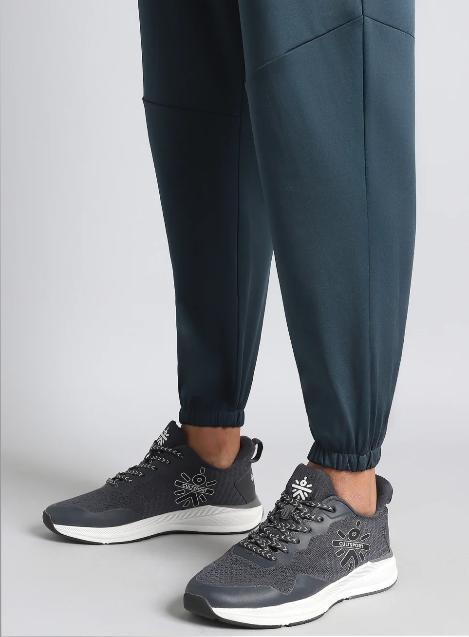 Women's Deep Teal Running Essential Joggers - Image 8