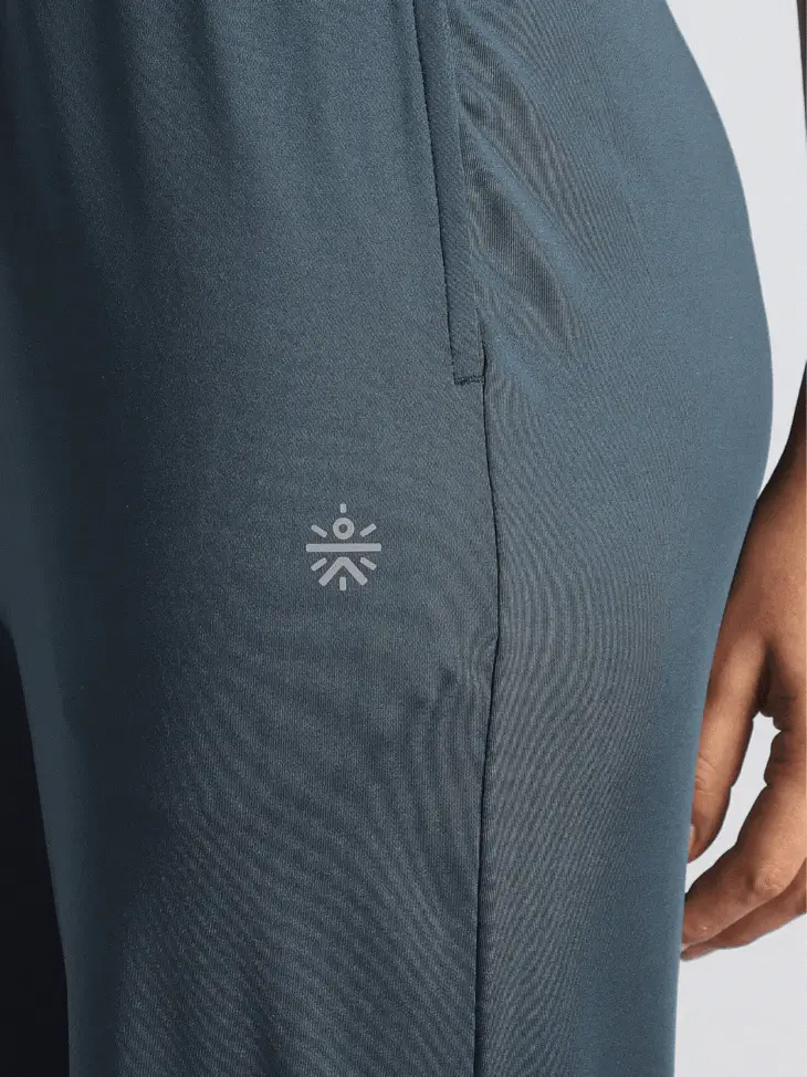 Women's Deep Teal Running Essential Joggers - Image 9