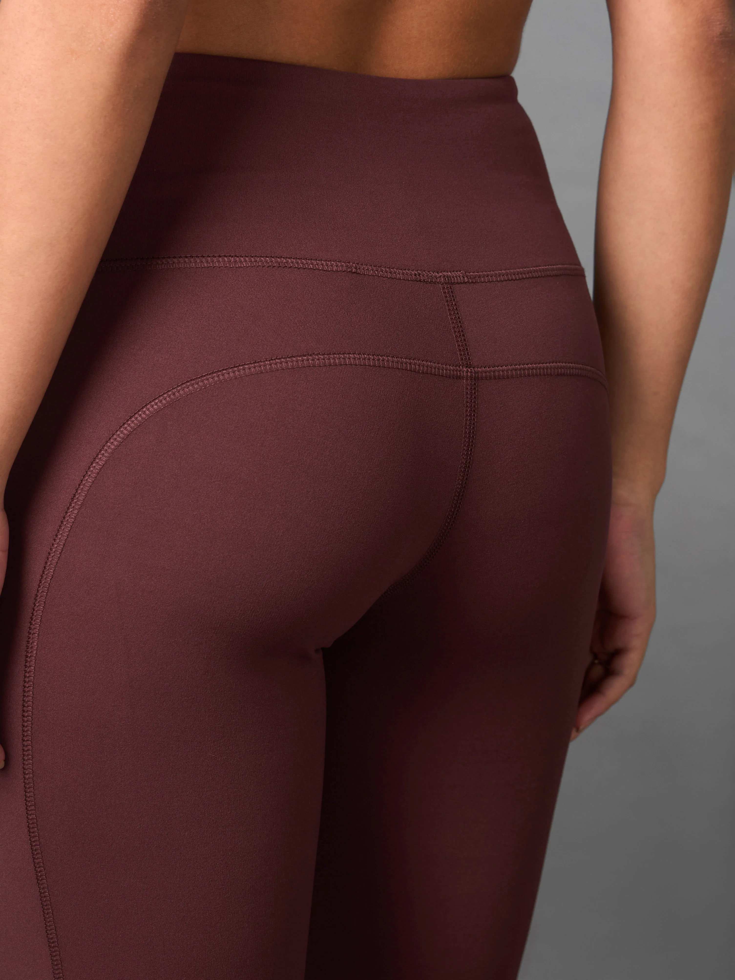 Women's Do It All Brown Performance Tights - Image 8