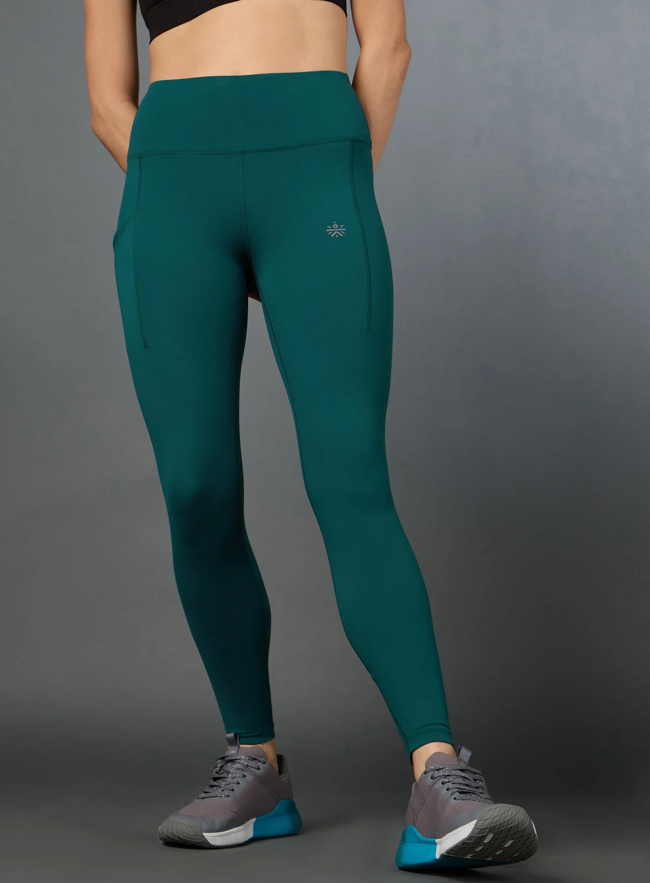 Women's Do It All Green Performance Tights - Image 3