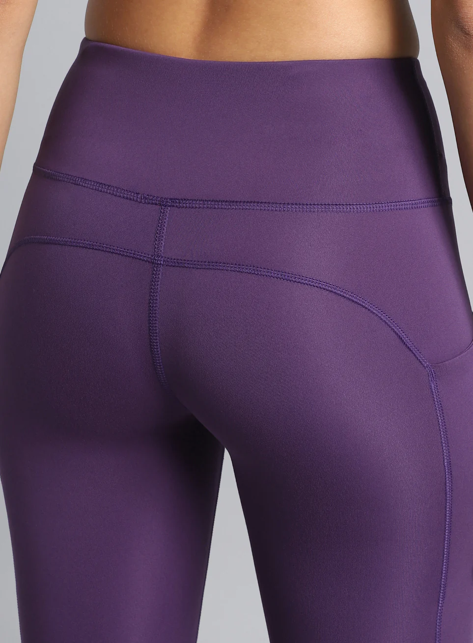 Women's Do It All Purple Performance Tights - Image 8
