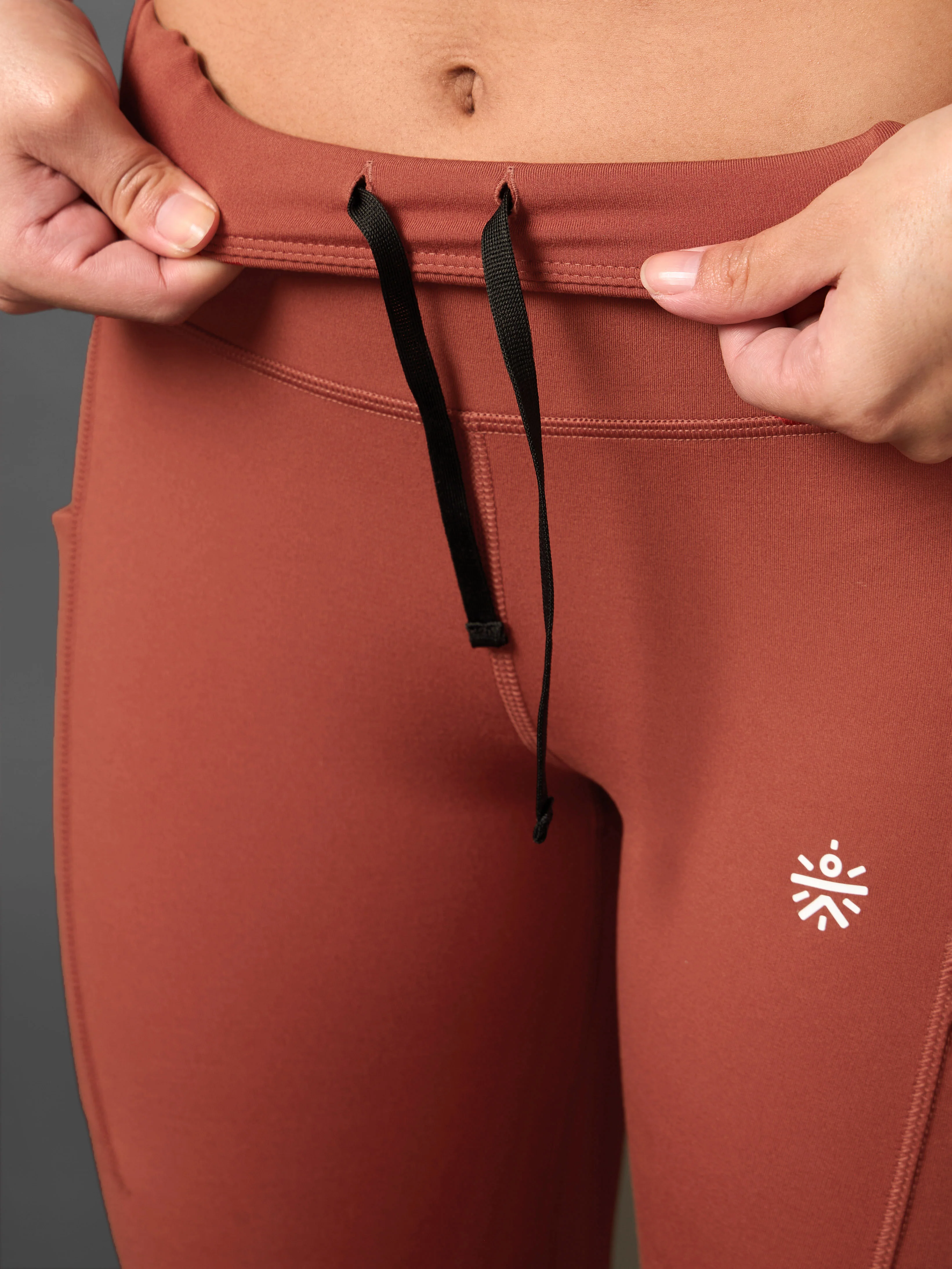 Women's Do It All Red Performance Tights - Image 10