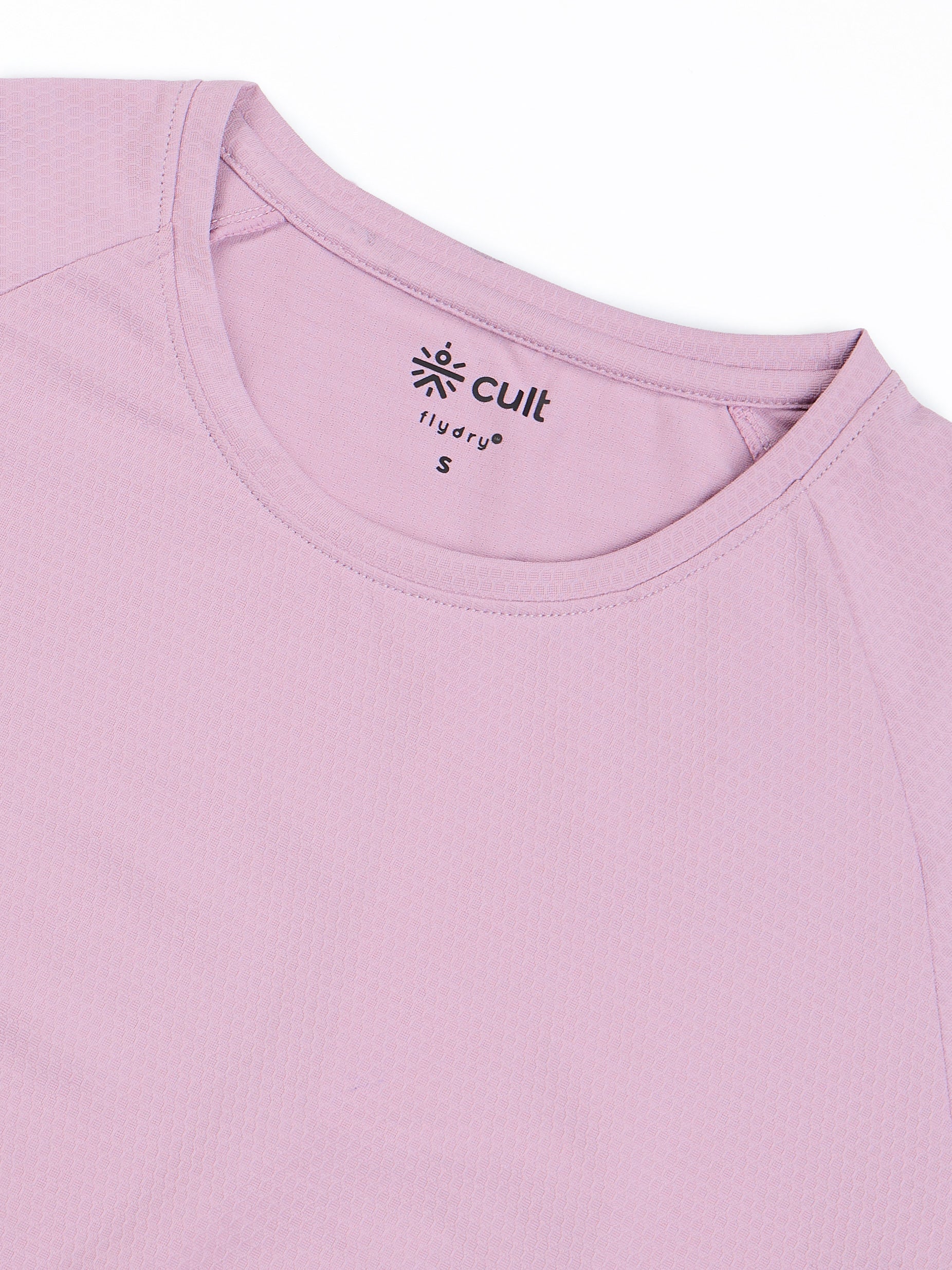Women's Engineered Knit Pink Performance T-shirt - Image 9