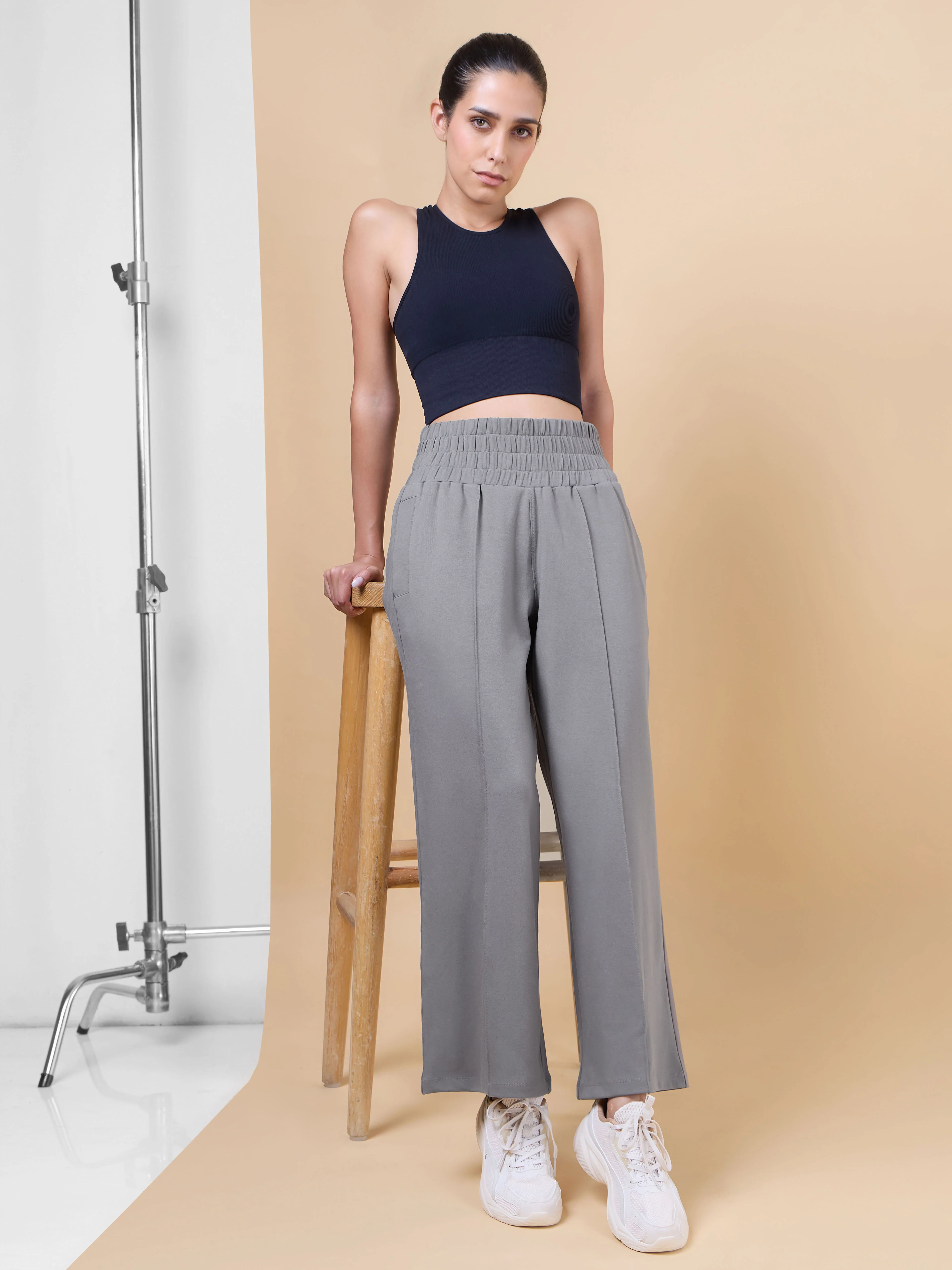 Women's Flex Premium Wide Leg High Waist Pants - Image 3