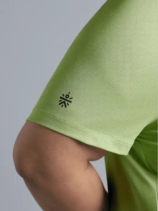 Women's Green Back Cut Out Plus Size T-shirt - Image 8