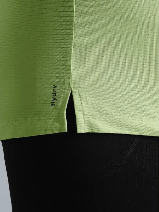 Women's Green Back Cut Out Plus Size T-shirt - Image 9