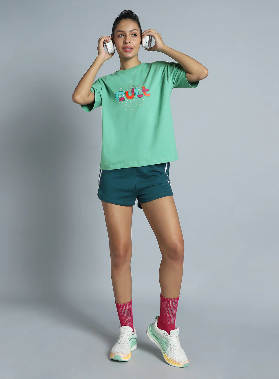 Women's Green Brand Carrier Relaxed Fit T-shirt - Image 3