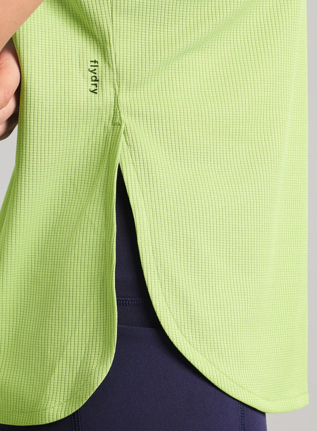 Women's Green Core Training Longline T-shirt - Image 7