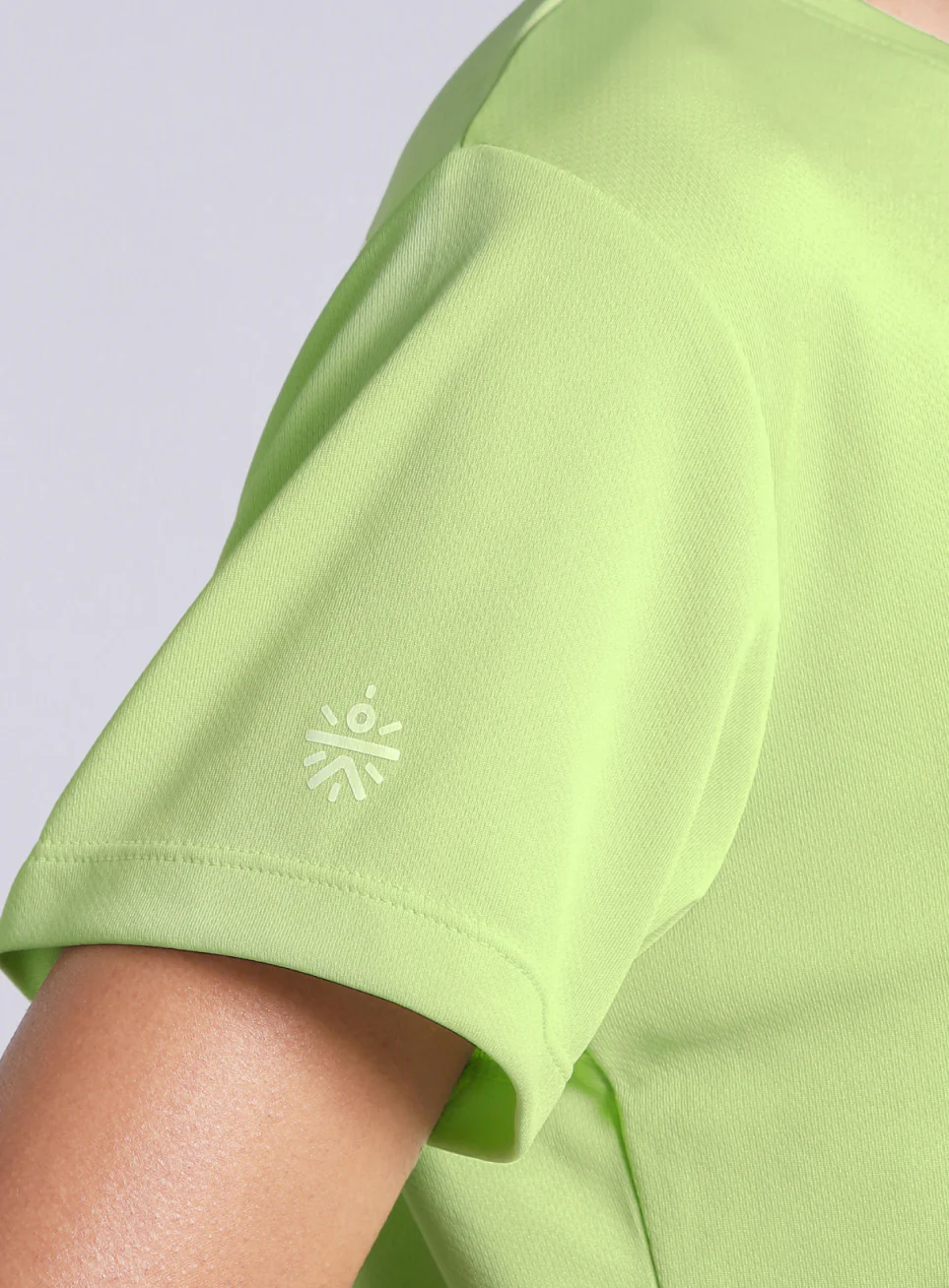 Women's Green Graphic Play Performance T-shirt - Image 8