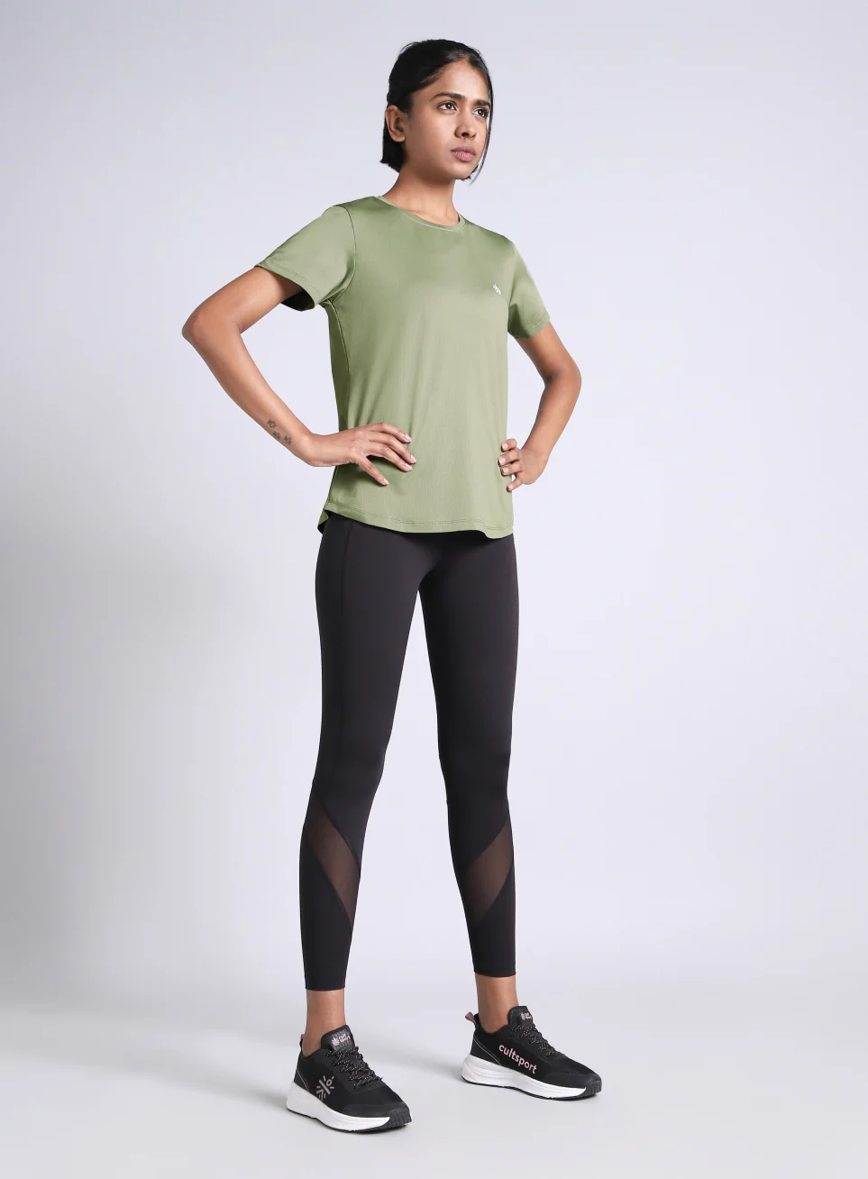 Women's Green Must Have Workout T-shirt - Image 2