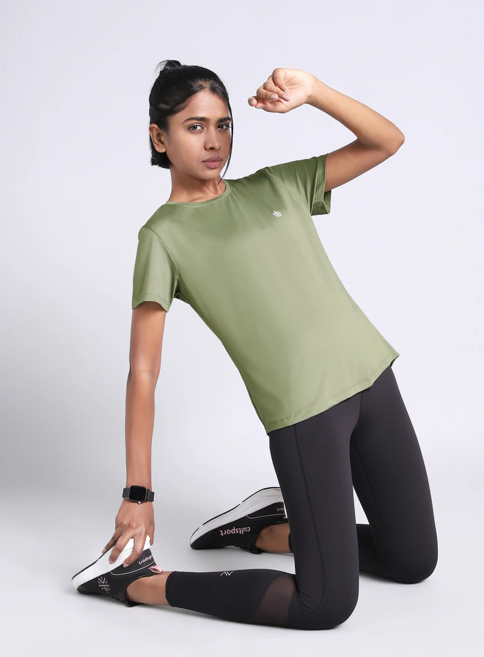 Women's Green Must Have Workout T-shirt - Image 3