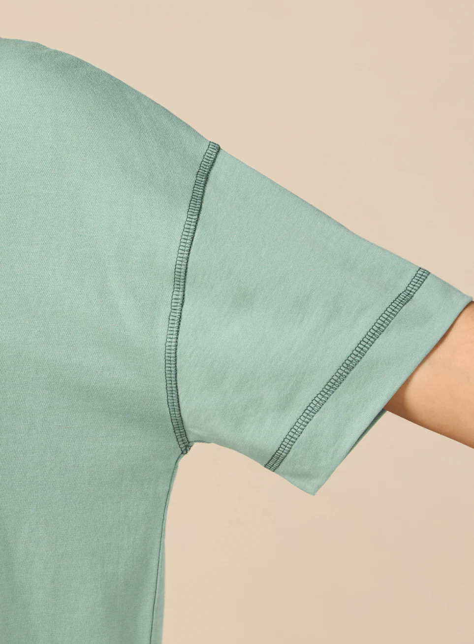Women's Green Relaxed Lounge T-shirt - Image 9