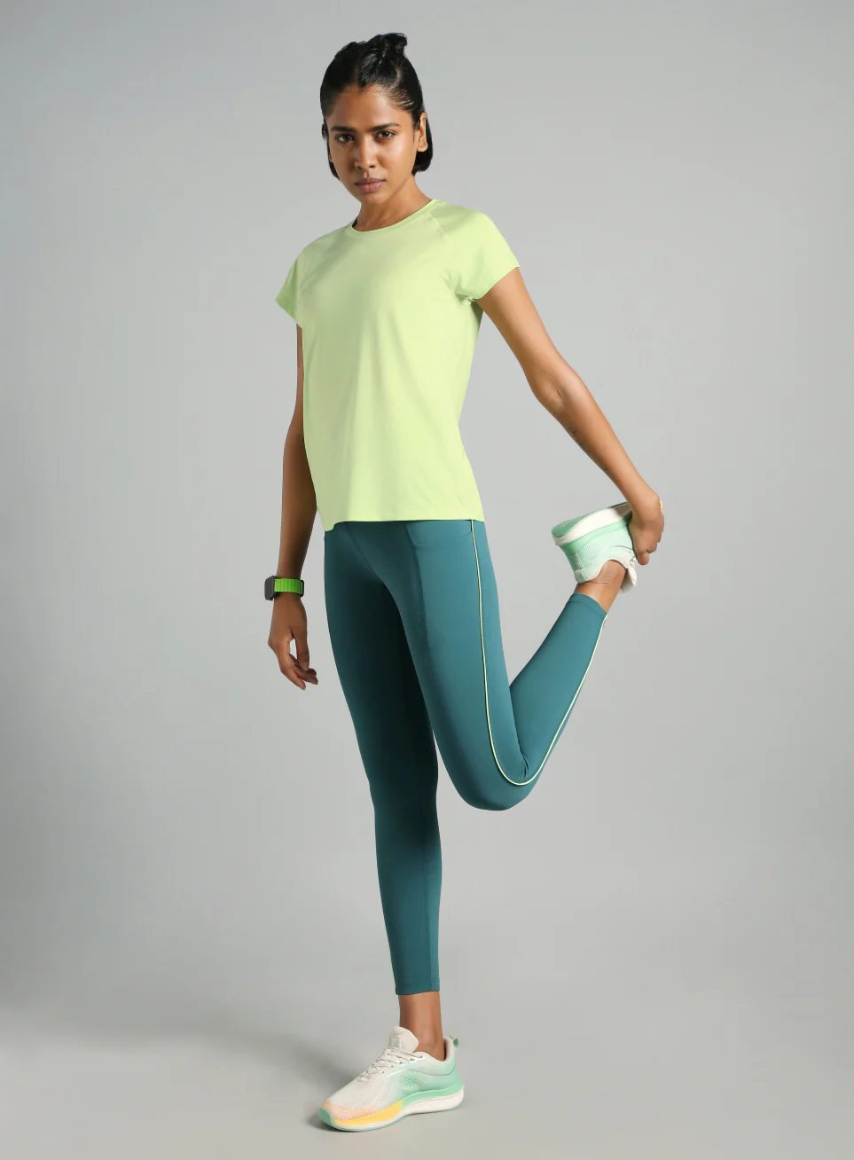 Women's Green Spirit Run T-shirt - Image 2