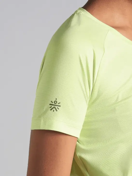 Women's Green Swift Runner Tee - Image 7