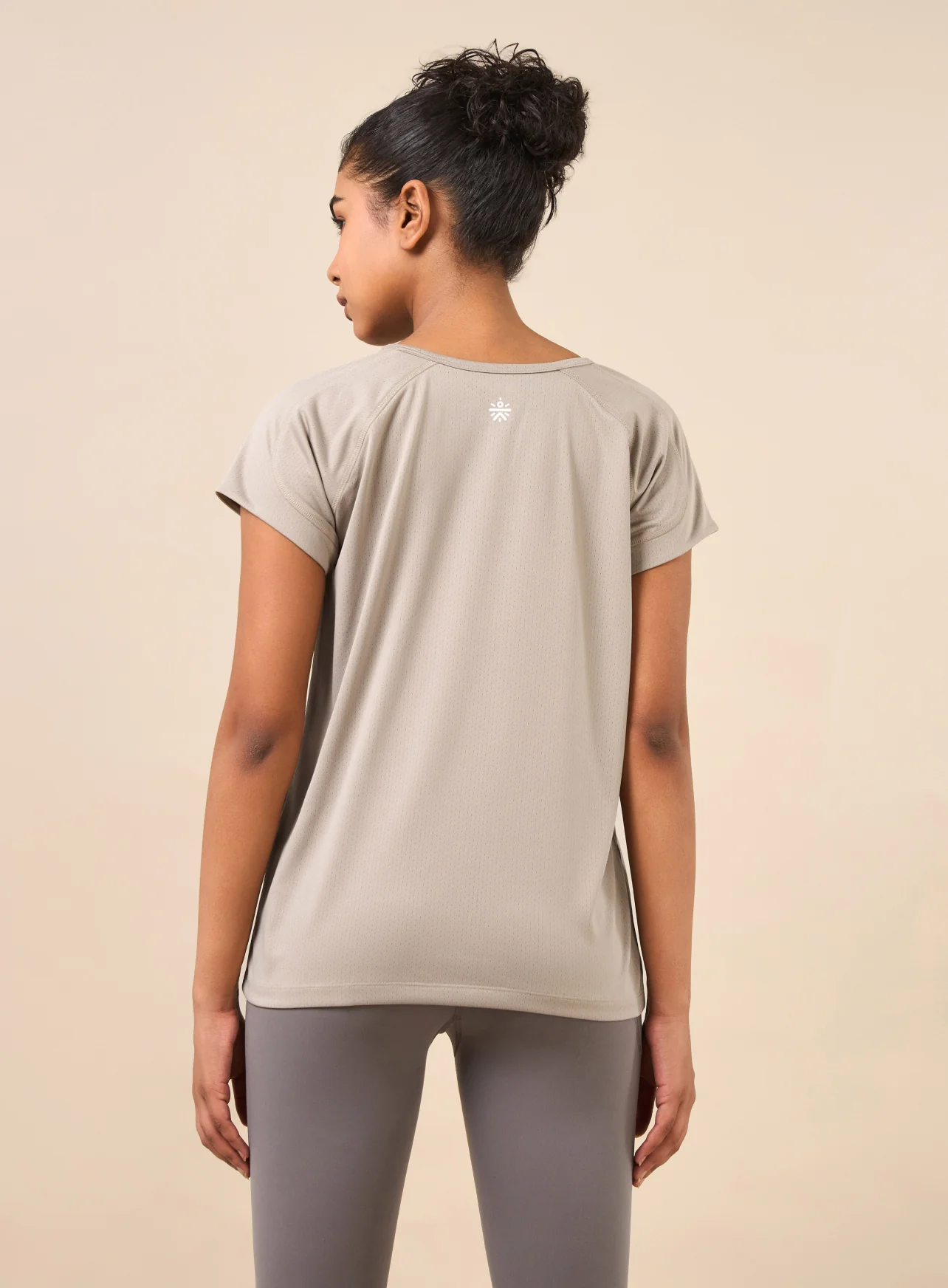 Women's Beige Synergy Performance Top - Image 6