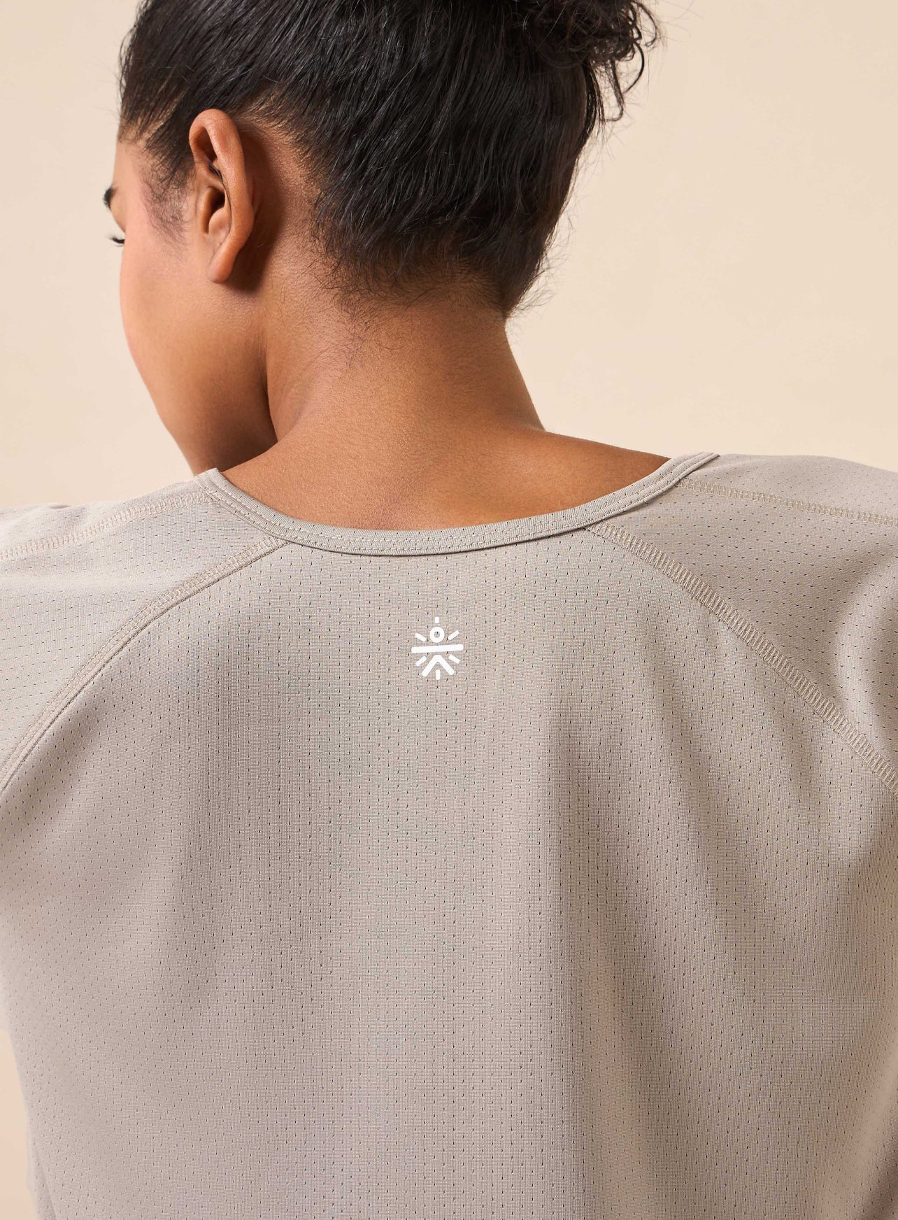 Women's Beige Synergy Performance Top - Image 8