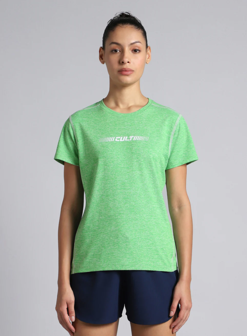 Women's Green Training HIIT COMFORtech T-shirt - Image 4