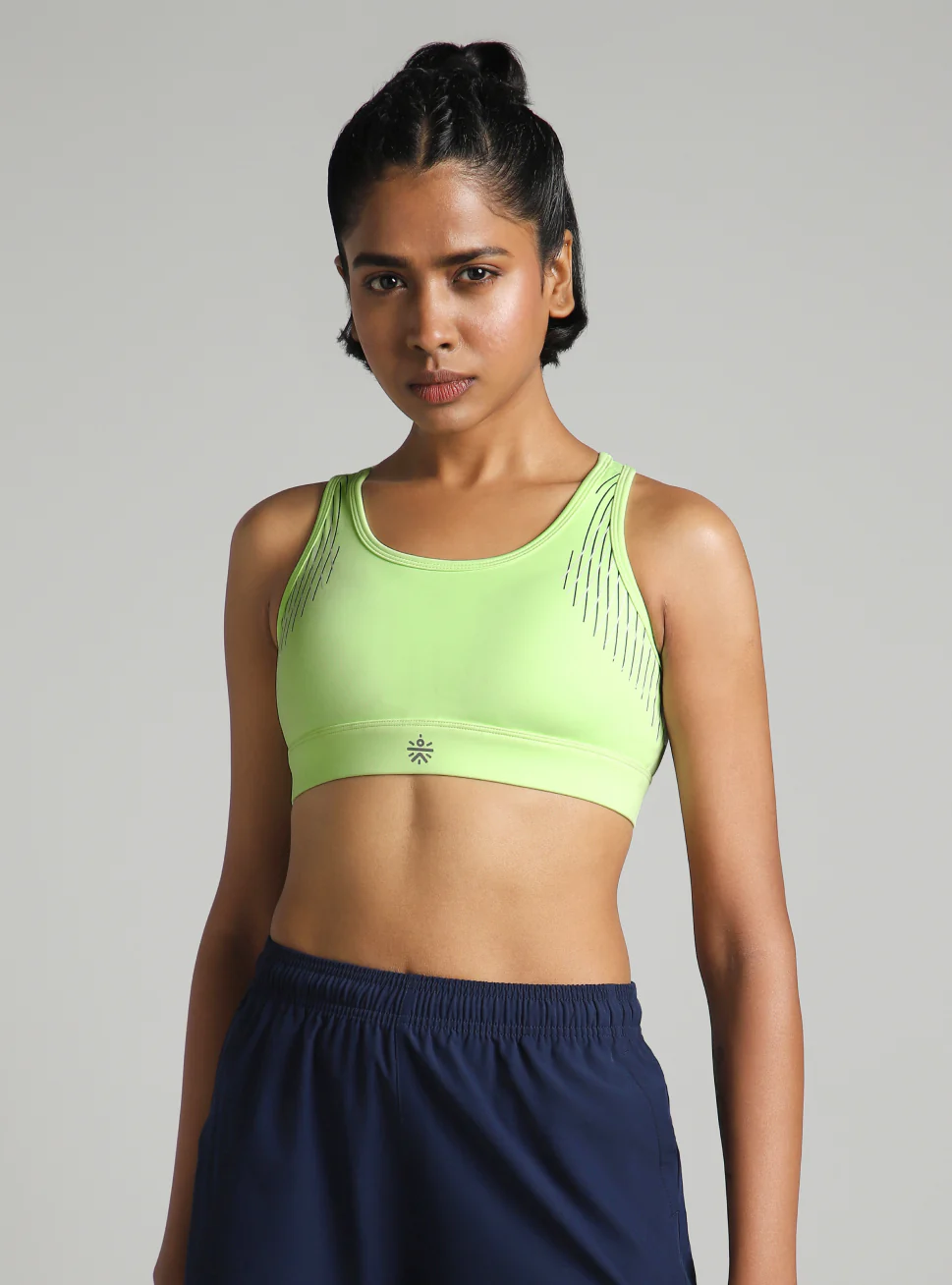 Women's Green True Strength High Support Sports Bra - Image 4