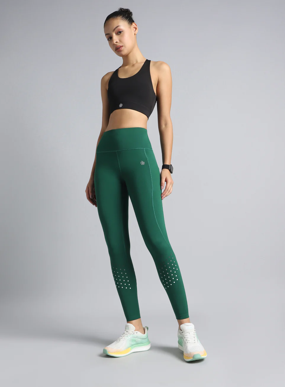 Women's Green Ultimate Run COMFlex Tights - Image 3