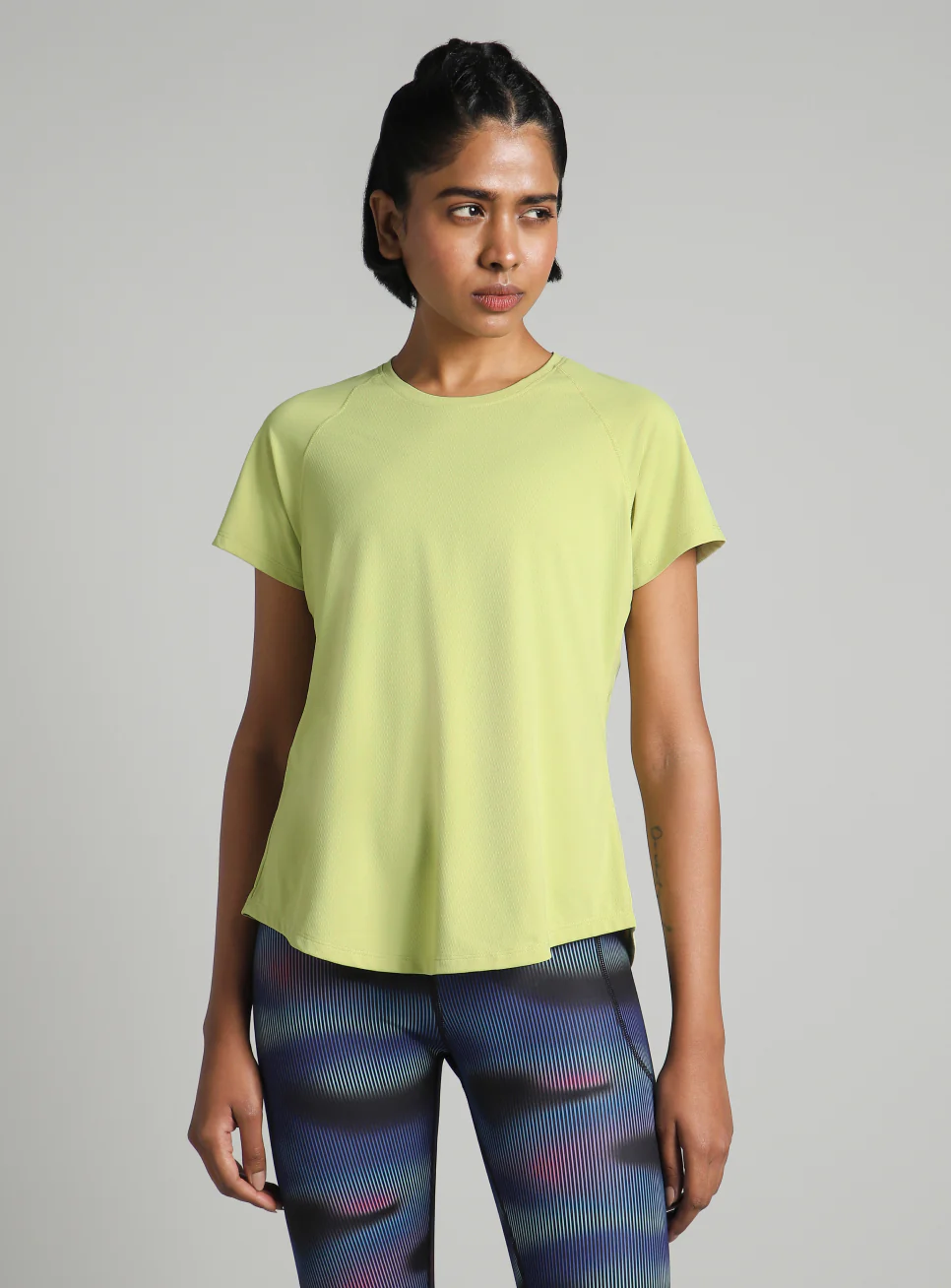 Women's Green Flow HIIT Top - Image 4