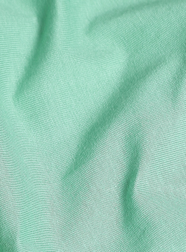 Women's Green White Print Oversized Fit T-shirt - Image 10