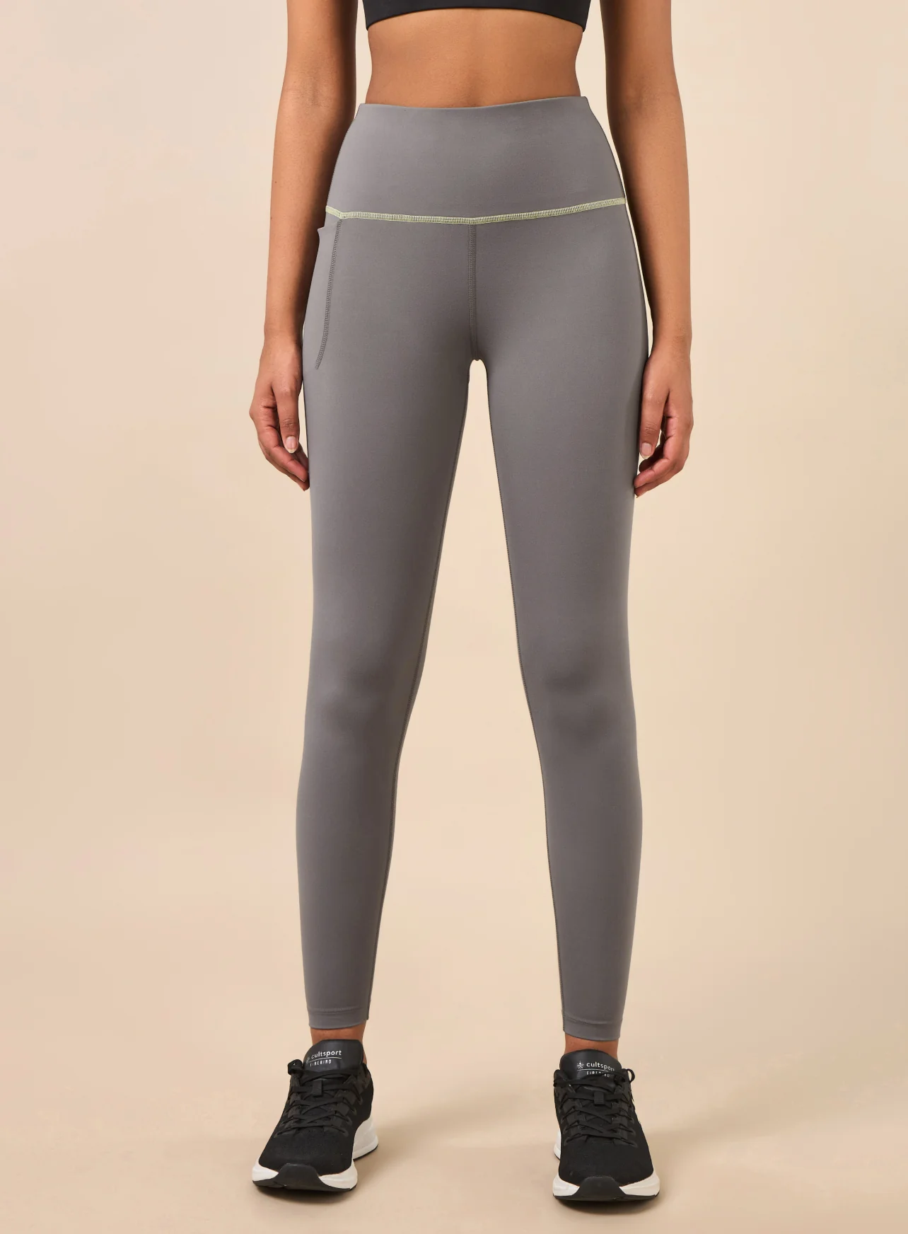 Women's Grey Core Performance COMFlex Tights - Image 10
