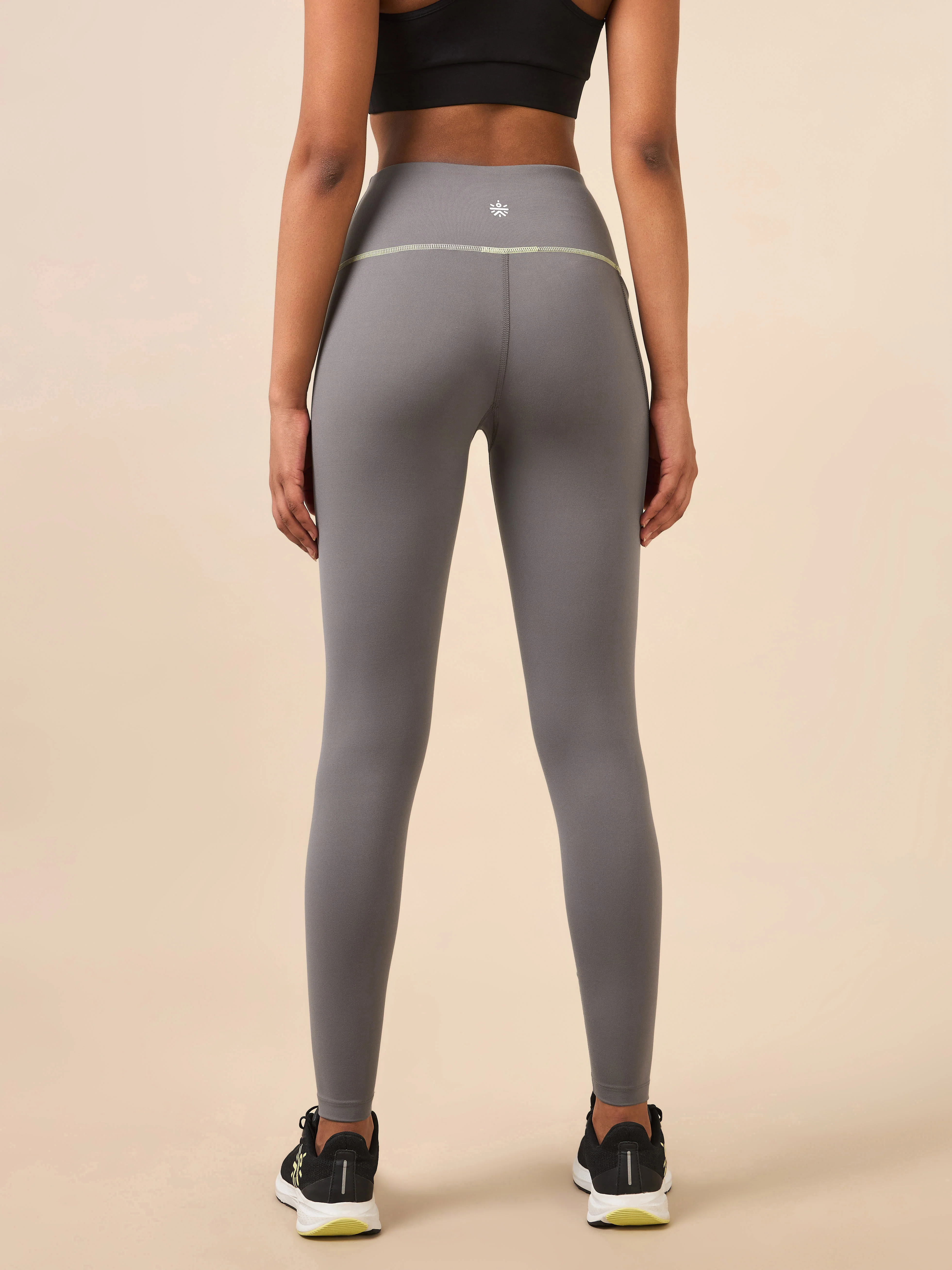 Women's Grey Core Performance COMFlex Tights - Image 6