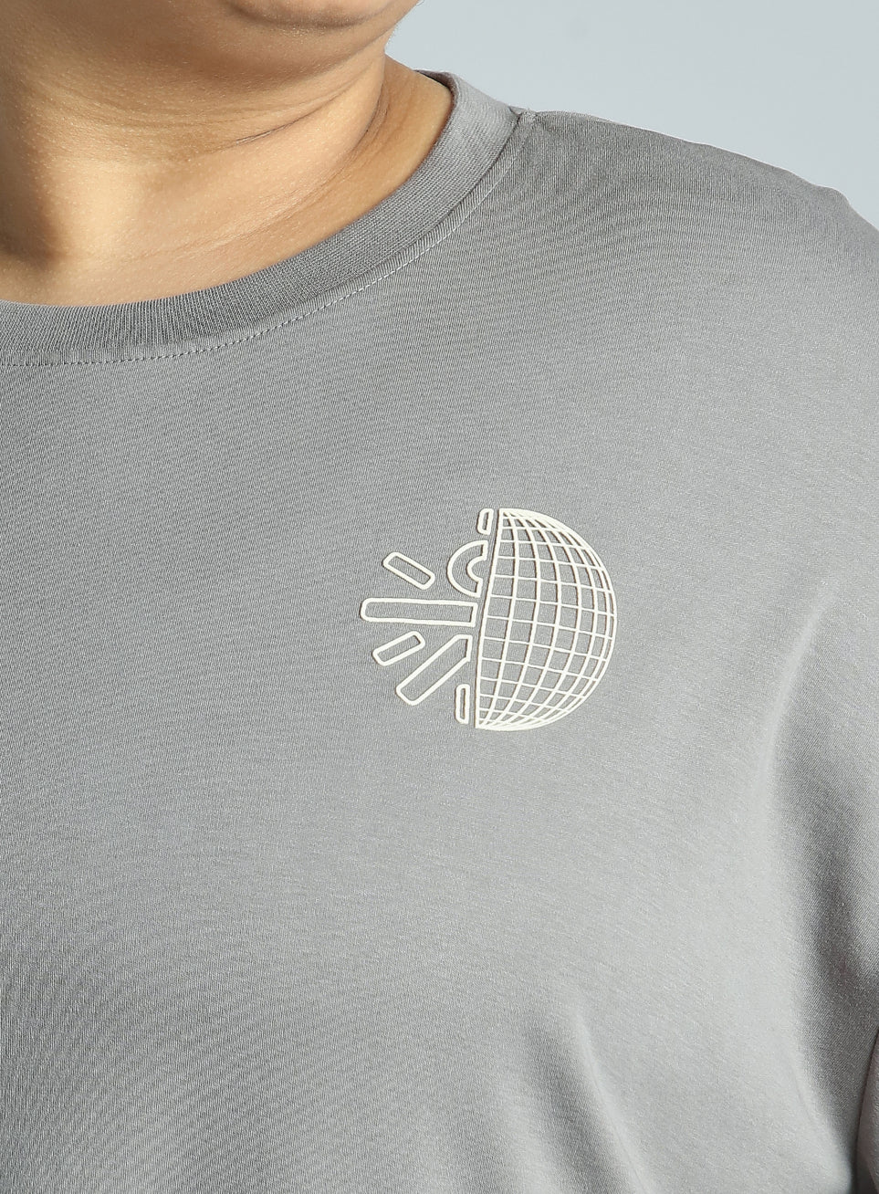 Women's Grey Cult Graphic Cotton Plus Size Oversized Fit T-shirt - Image 7