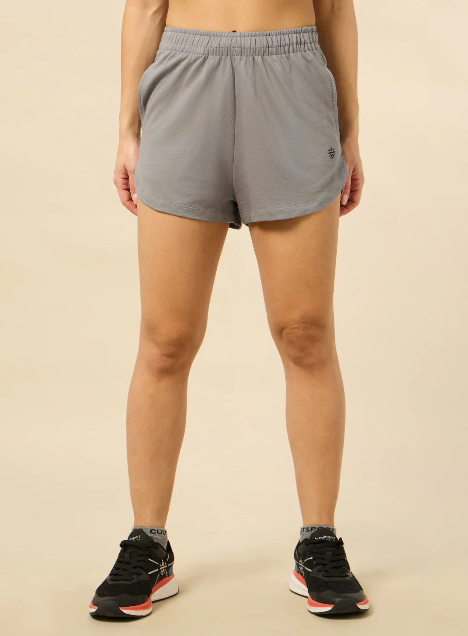 Women's Grey Cult Play Shorts - Image 9