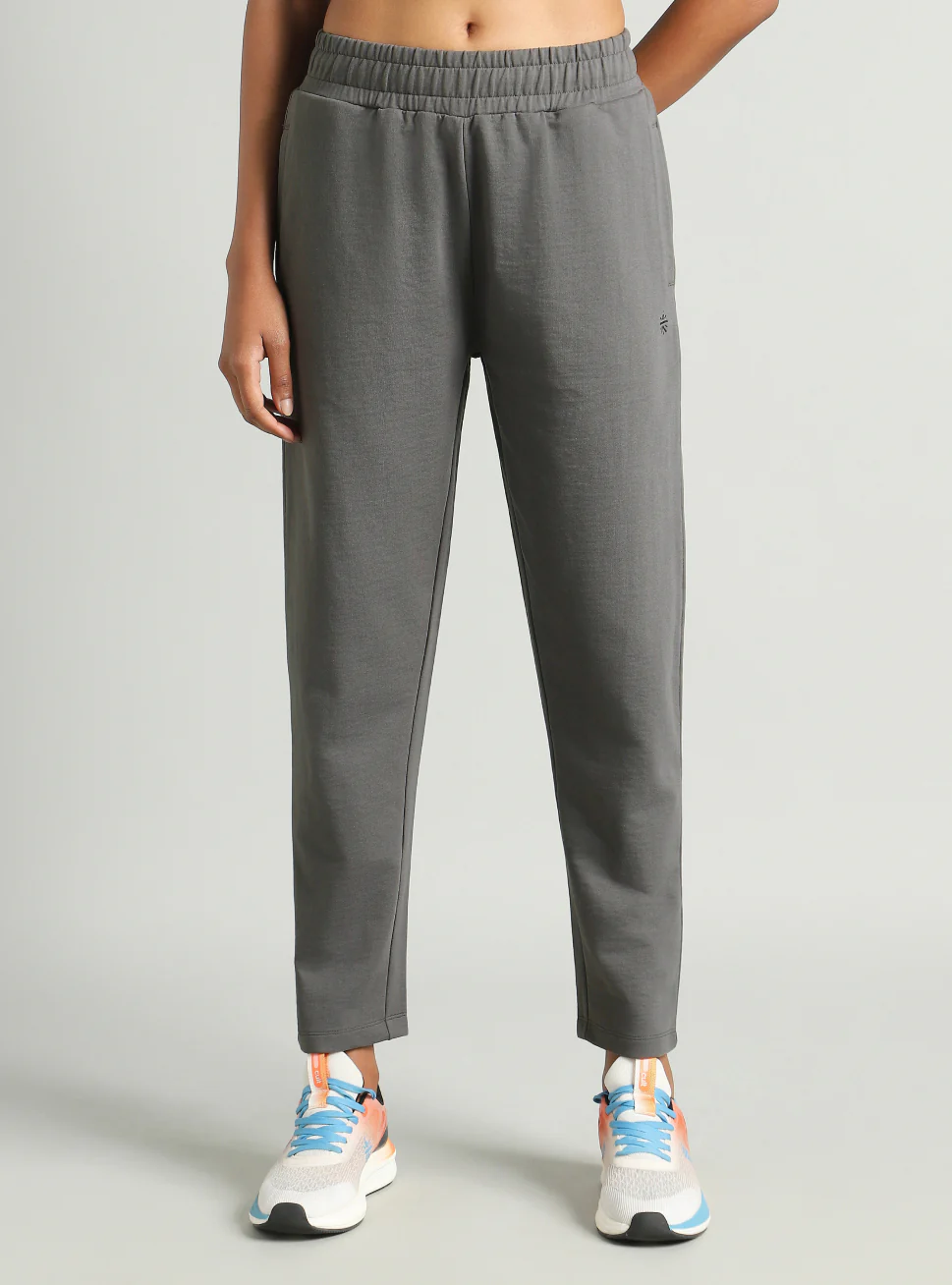 Women's Grey Easy Move Training Trackpants - Image 4