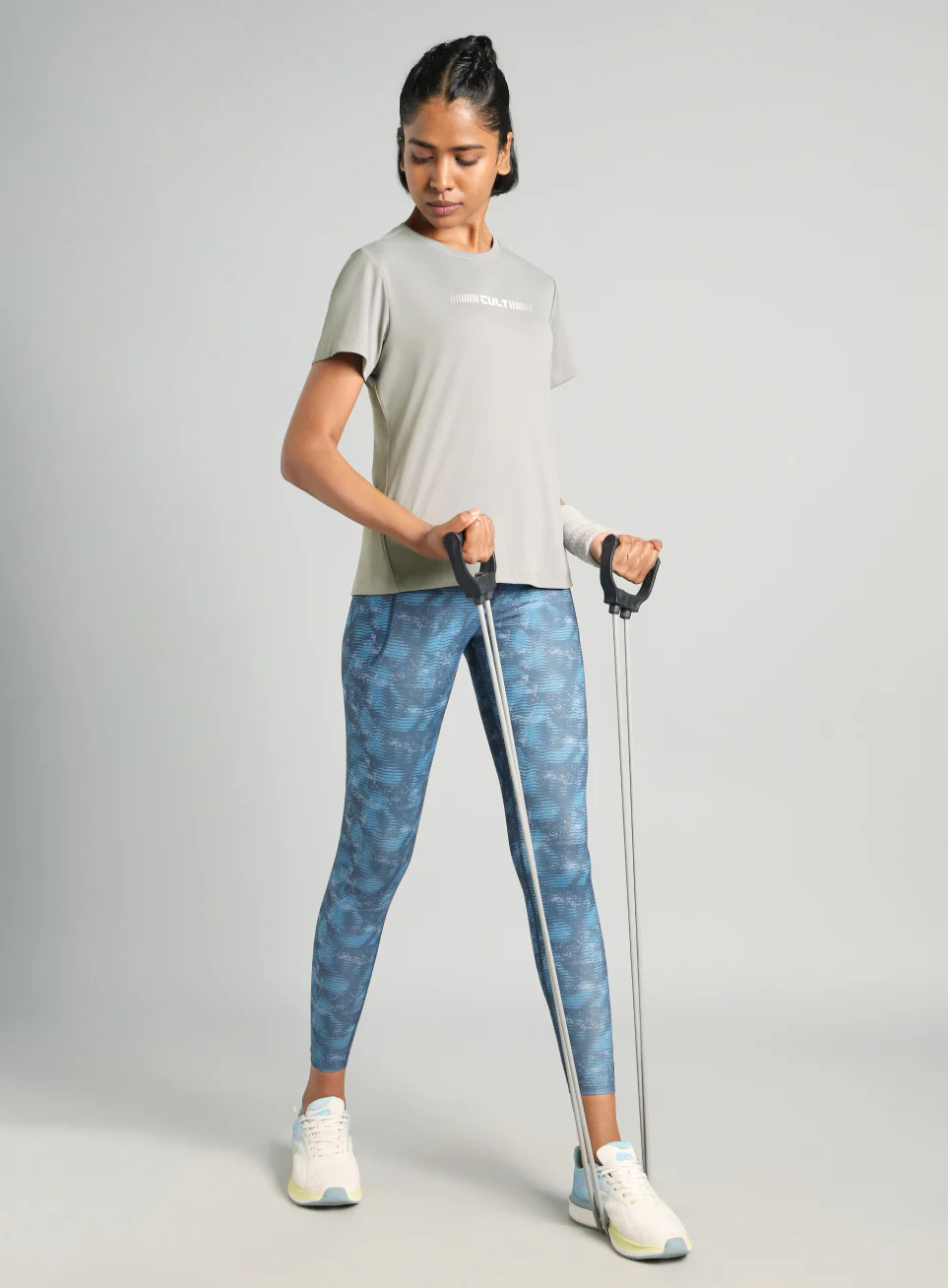Women's Grey Everyday Performance T-shirt - Image 3