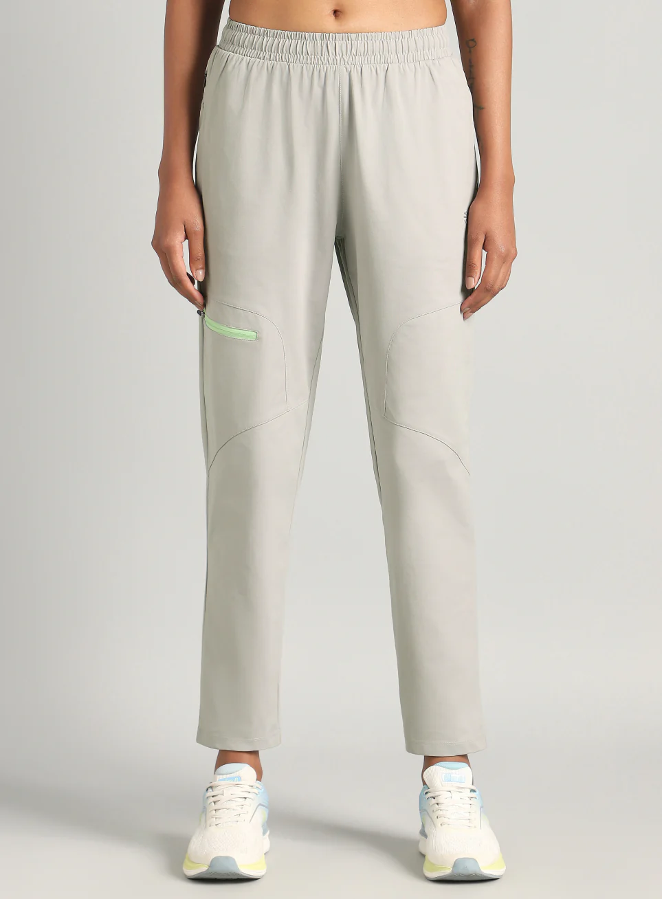 Women's Grey In Motion Run Trackpants - Image 4