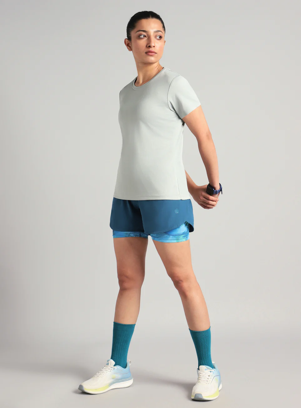 Women's Grey Everyday Performance T-shirt - Image 3