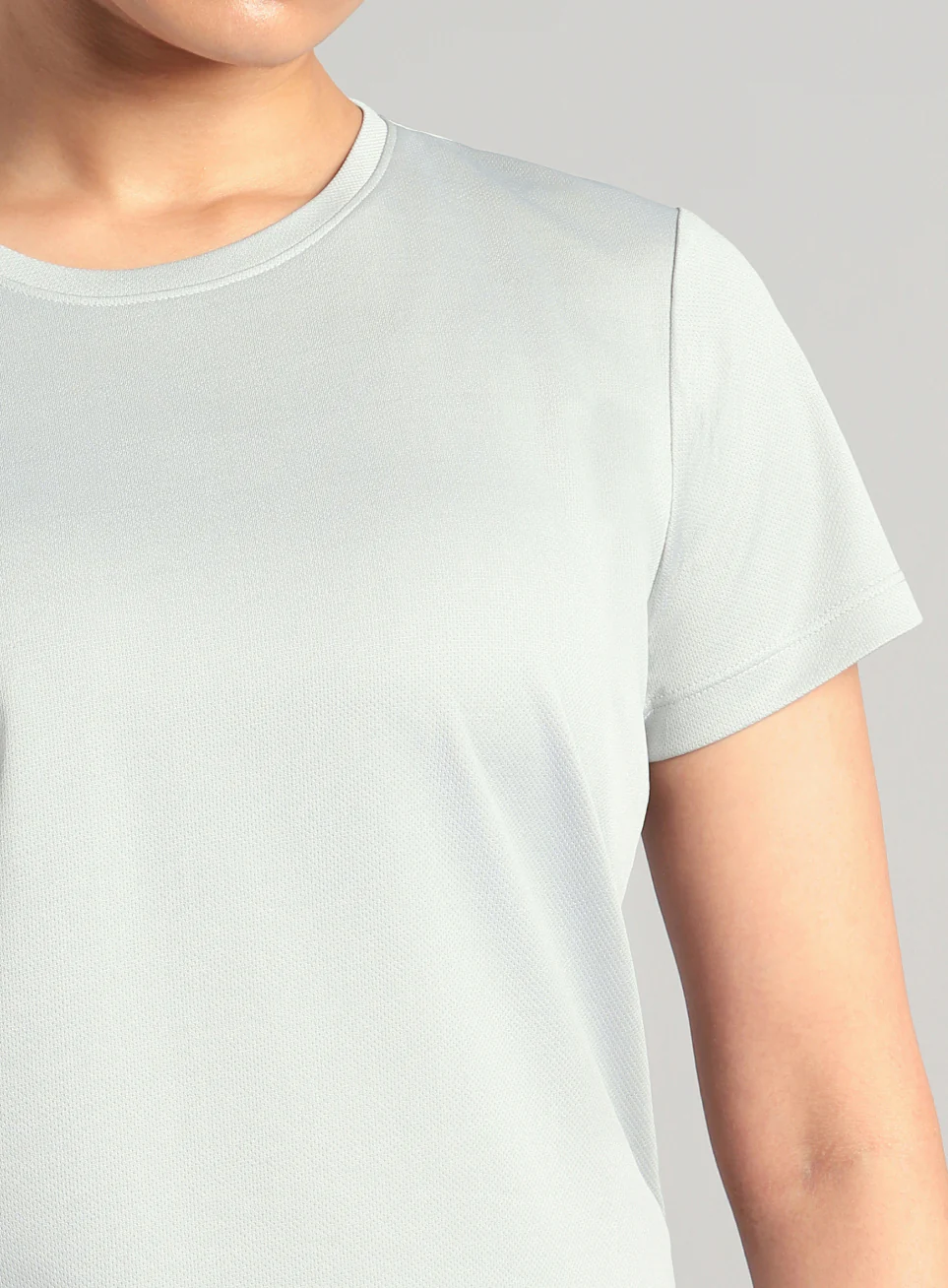 Women's Grey Everyday Performance T-shirt - Image 7